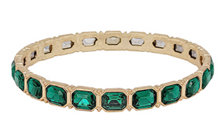 Emerald Green Gemstone Bracelet