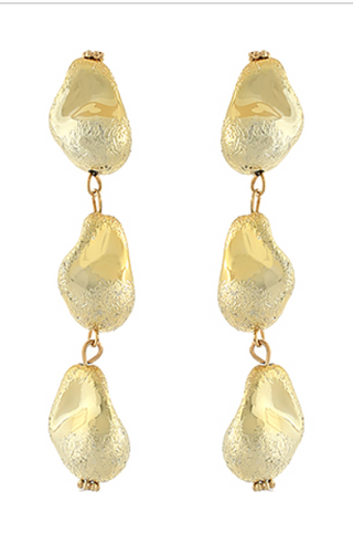 Golden Tear Earrings
