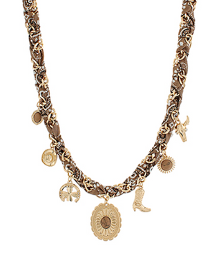 western Charm Scarf Necklace