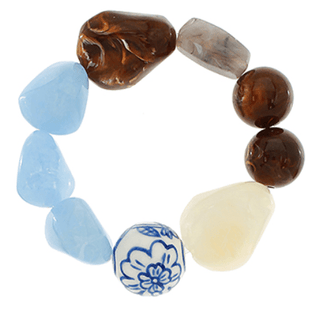 Coastal Mosaic Statement Bracelet - Instyle Boutique