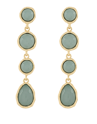 Sage Cascade Drop Earrings - Instyle Boutique