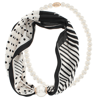 Parisian Pearl Scarf Necklace - Instyle Boutique