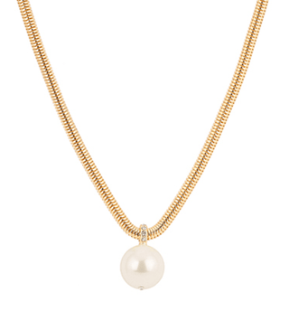 Golden Grace Pearl Pendant Necklace - Instyle Boutique