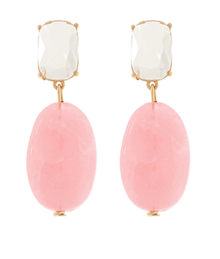 Pink Horizon Drop Earrings - Instyle Boutique
