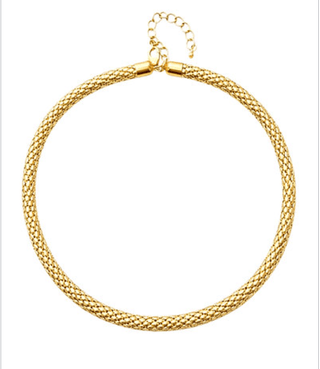 Textured Metal Choker - Instyle Boutique