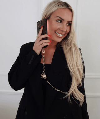 Phone Chain - Black/Gold - Instyle Boutique