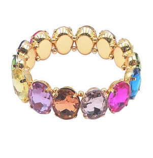 Confetti Gem Stretch Bracelet - Instyle Boutique