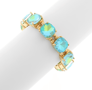 Mint Glass Stone Bracelet - Instyle Boutique