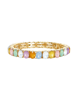 Oval Stone Bracelet - Multi - Instyle Boutique