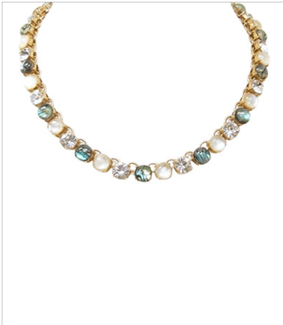 Round Stone Necklace - multi - Instyle Boutique
