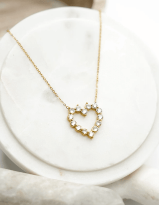 Heart of Gold Diamond Necklace - Instyle Boutique