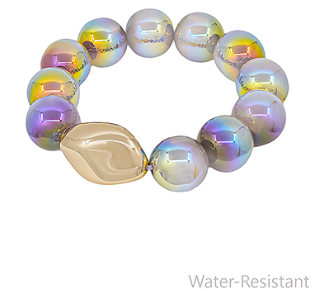 Iridescent Bubble Bead Bracelet - Instyle Boutique