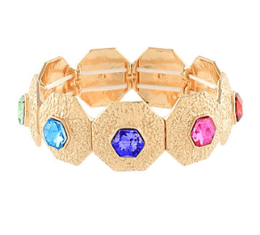 Octagon Stone Bracelet - Instyle Boutique