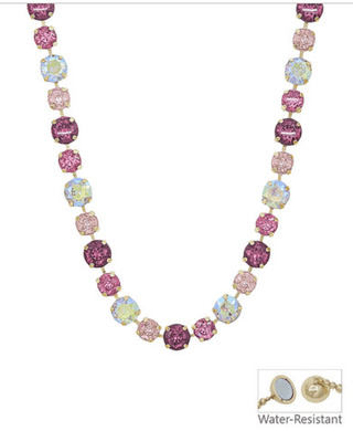 Fuchsia Crystal Magnetic Necklace - Instyle Boutique