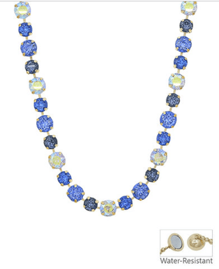 Blue Crystal Magnetic Necklace - Instyle Boutique