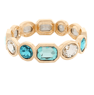 Glamour Girl Aqua Bracelet - Instyle Boutique