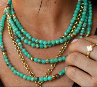 Do It For You Layered Gemstone Necklace