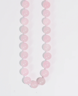 Love Big Necklace- Light Pink