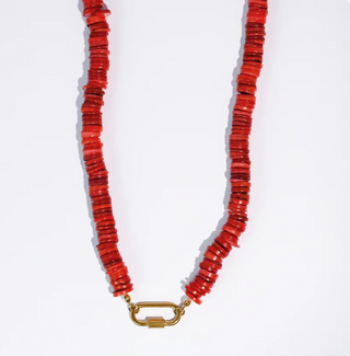 Red Velvet Vibes Gemstone Necklace