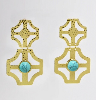 Stacey Turquoise Earrings