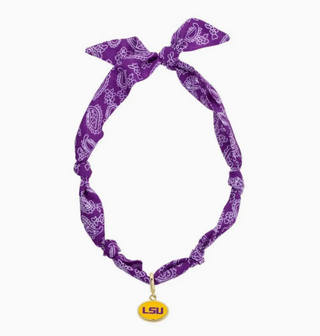 LSU Bandana Scarf Necklace