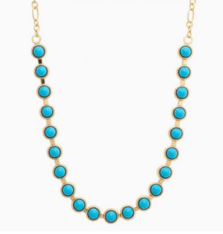 Albuquerque Half Linked Turquoise Necklace
