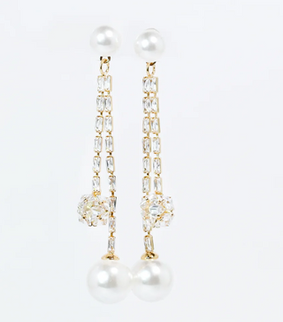 Drop Pearl Earrings
