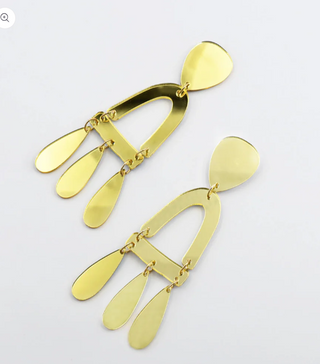 Valerie Geometric Drop Earrings