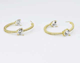 The Diva Gold Hoop Earrings - Instyle Boutique