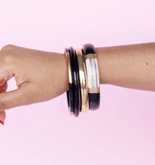 Waterproof The Socialite Black Bracelet Set ~PREORDER~ - Instyle Boutique