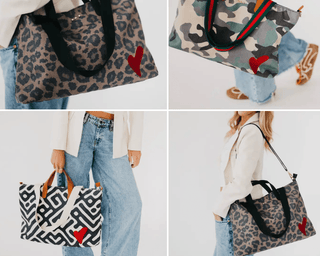 Chelsie Canvas Printed Tote ~PREORDER~ - Instyle Boutique