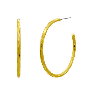 Simple Gold Hoop Earrings