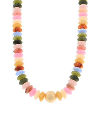 Color Me Happy Beaded Necklace - Instyle Boutique