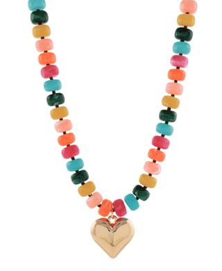Heart of Color Beaded Necklace - Instyle Boutique