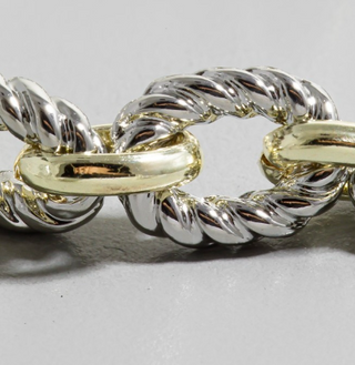 Two Tone Magnetic Clasp Bracelet