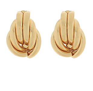 Gold Knot Stud Earrings - Instyle Boutique