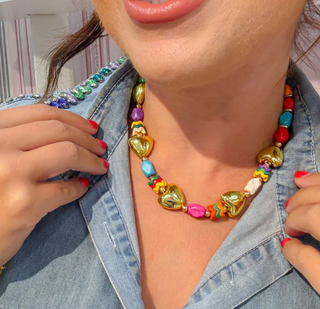 Heart Pop Gold Necklace - Instyle Boutique