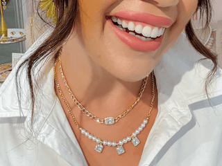 Pearl Link Layer Necklace - Instyle Boutique