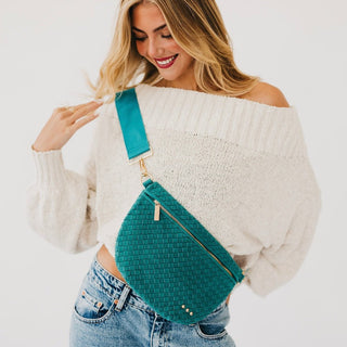 Suede Westlyn Woven Bum Bag ~PREORDER~ - Instyle Boutique