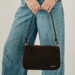 Suede Harper Hobo Shoulder Bag ~PREORDER~ - Instyle Boutique