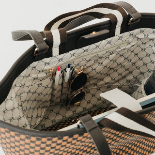 Woven Tiffany Organizer Tote Bag ~PREORDER~ - Instyle Boutique