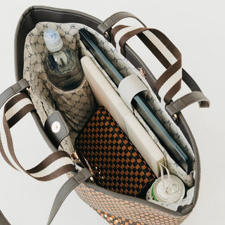 Woven Tiffany Organizer Tote Bag ~PREORDER~ - Instyle Boutique