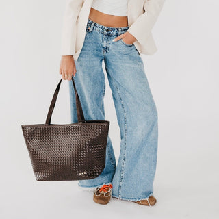 Woven Tiffany Organizer Tote Bag ~PREORDER~ - Instyle Boutique