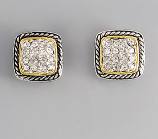 Fancy Like Shimmer Stud Earrings