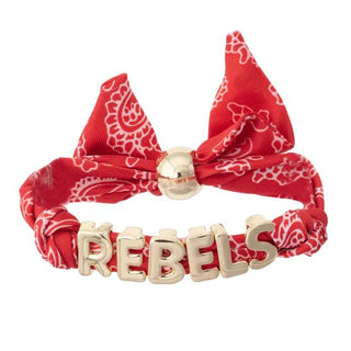 Rebels Red Bandana Slider Bracelet - Instyle Boutique