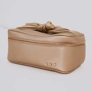 Madelyn Bow Makeup Bag ~PREORDER~ - Instyle Boutique