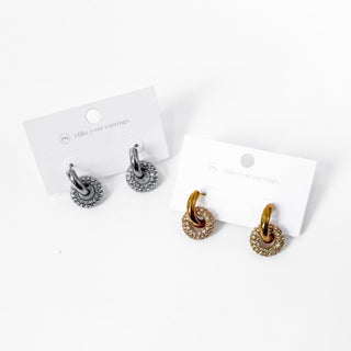 Ivy Interlock Hoop Earring - WATERPROOF ~PREORDER~ - Instyle Boutique