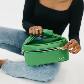 Madelyn Bow Makeup Bag ~PREORDER~ - Instyle Boutique