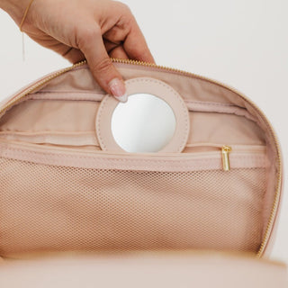 Madelyn Bow Makeup Bag ~PREORDER~ - Instyle Boutique