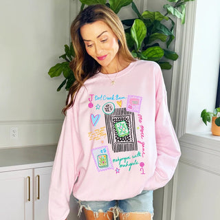 Mahjong Collage Sweatshirt ~PREORDER~ - Instyle Boutique